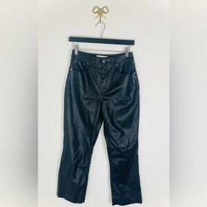Zara‎ Faux Leather Pants